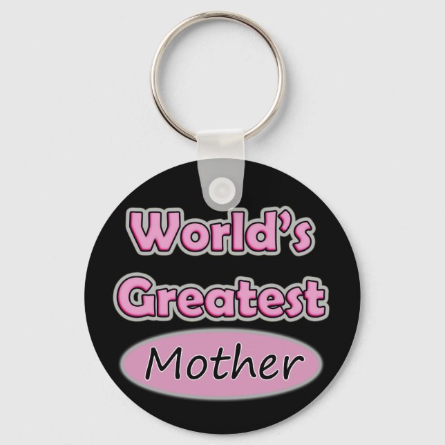 World's Greatest Mother Keychain (Front)