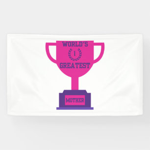 World's Greatest Mother's Day 3x5 Vinyl Banner