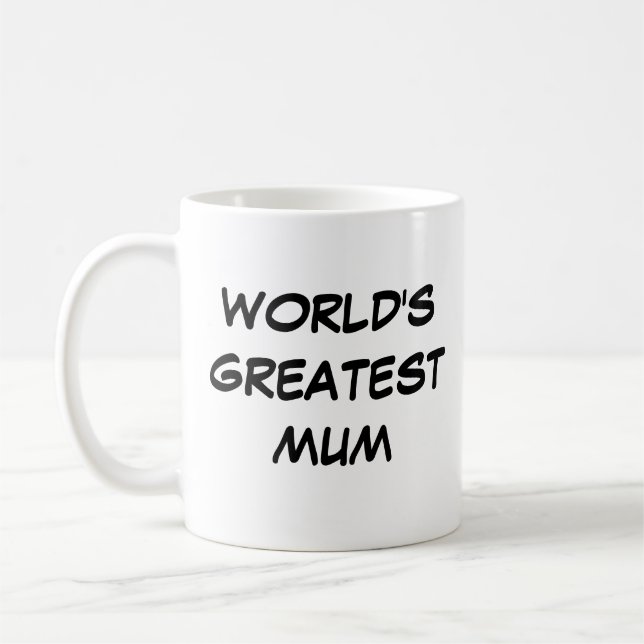 "World's Greatest Mum" Mug (Left)