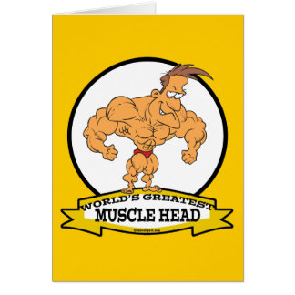 WORLDS GREATEST MUSCLE HEAD MEN CARTOON