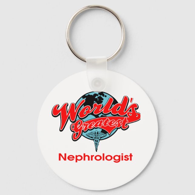 World's Greatest Nephrologist Keychain (Front)