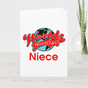 World's Greatest Niece Card