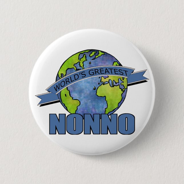 World's Greatest Nonno 2 Inch Round Button (Front)