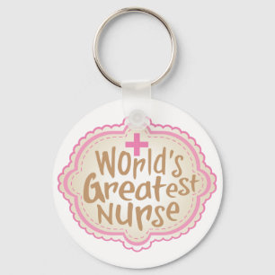 World's Greatest Nurse Keychain