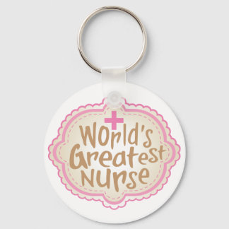 World's Greatest Nurse Keychain