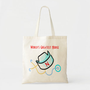 World's Greatest Nurse tote Bag