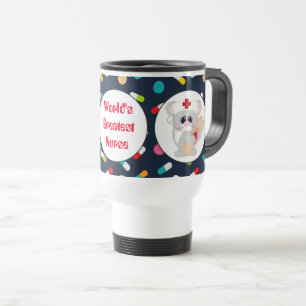 World's Greatest Nurse work travel mug