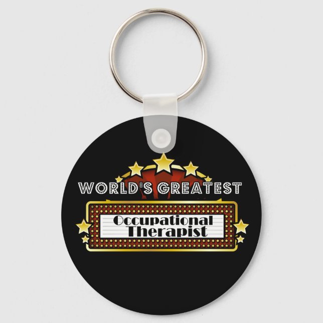 World's Greatest Occupational Therapist Keychain (Front)