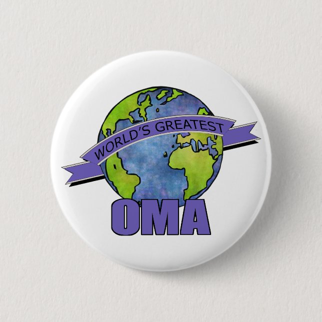 World's Greatest Oma 2 Inch Round Button (Front)