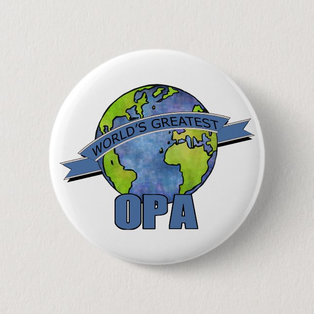 World's Greatest Opa 2 Inch Round Button (Front)