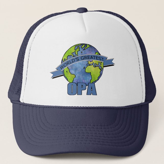 World's Greatest Opa Trucker Hat (Front)