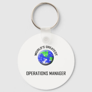 World's Greatest Operations Manager Keychain