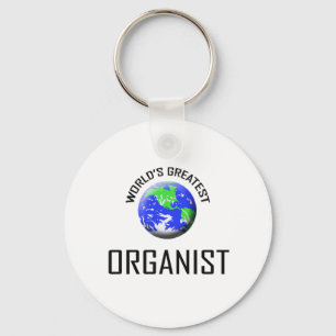 World's Greatest Organist Keychain