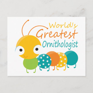 World's Greatest Ornithologist Postcard