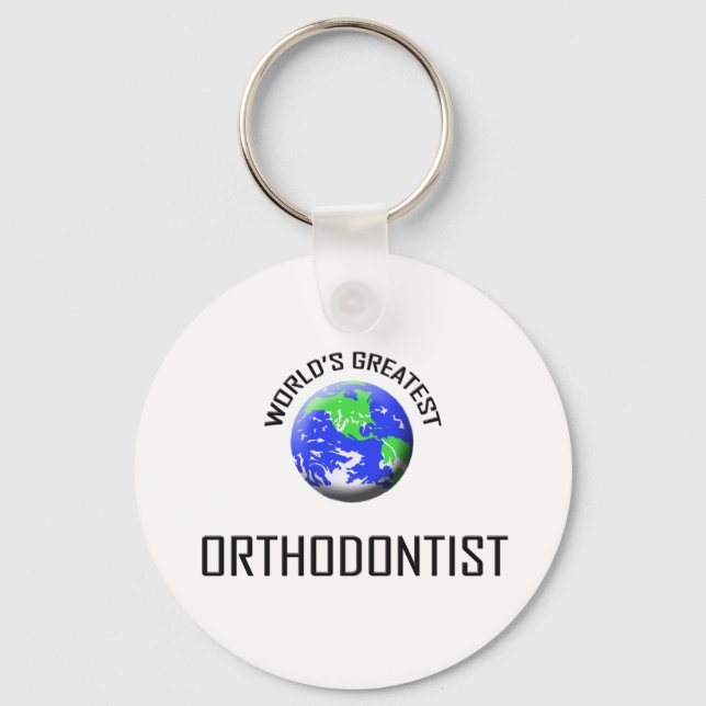 World's Greatest Orthodontist Keychain (Front)