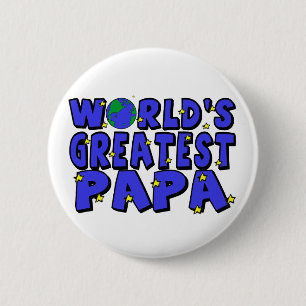 World's Greatest Papa 2 Inch Round Button