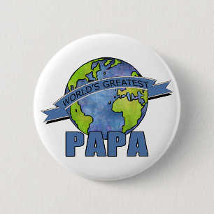 World's Greatest Papa 2 Inch Round Button