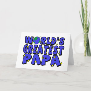 World's Greatest Papa Card