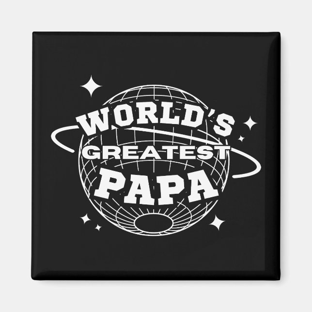 World's Greatest Papa Magnet (Front)