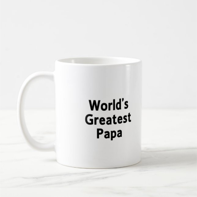  World's Greatest Papa Mug (Left)