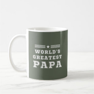 World's Greatest Papa T-Shirt Coffee Mug
