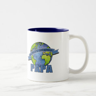 World's Greatest Papa Two-Tone Coffee Mug