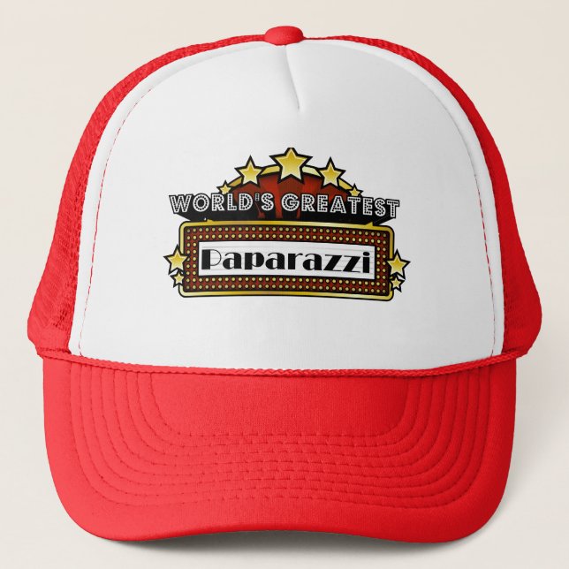 World's Greatest Paparazzi Trucker Hat (Front)