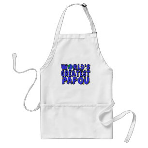 World's Greatest Papou Standard Apron