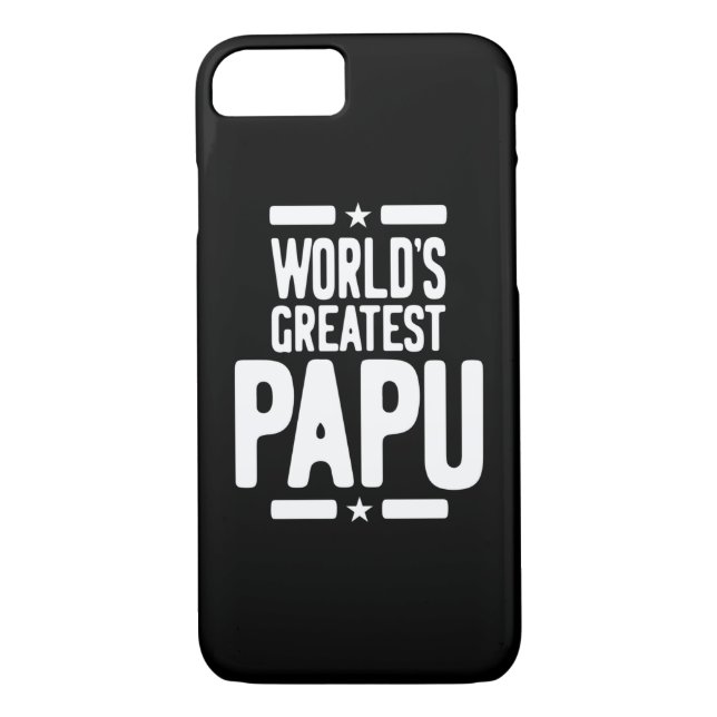 World's Greatest Papu Father Gift Case-Mate iPhone Case (Back)