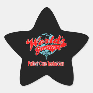 World's Greatest Patient Care Technician Star Sticker