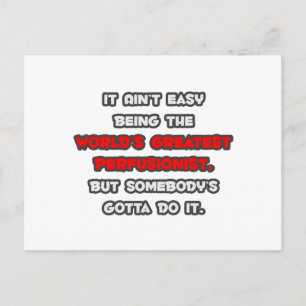 World's Greatest Perfusionist Joke Postcard