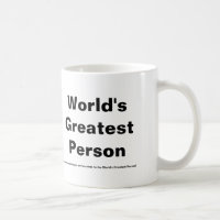 World's Greatest Person Mug