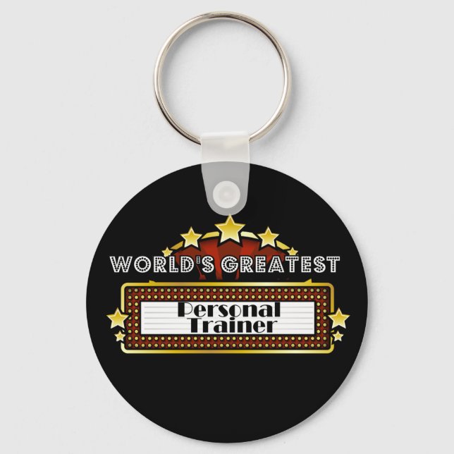 World's Greatest Personal Trainer Keychain (Front)