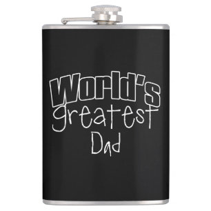 Worlds Greatest Personalized Hip Flask