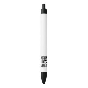 Worlds Greatest Pharmacist Black Ink Pen
