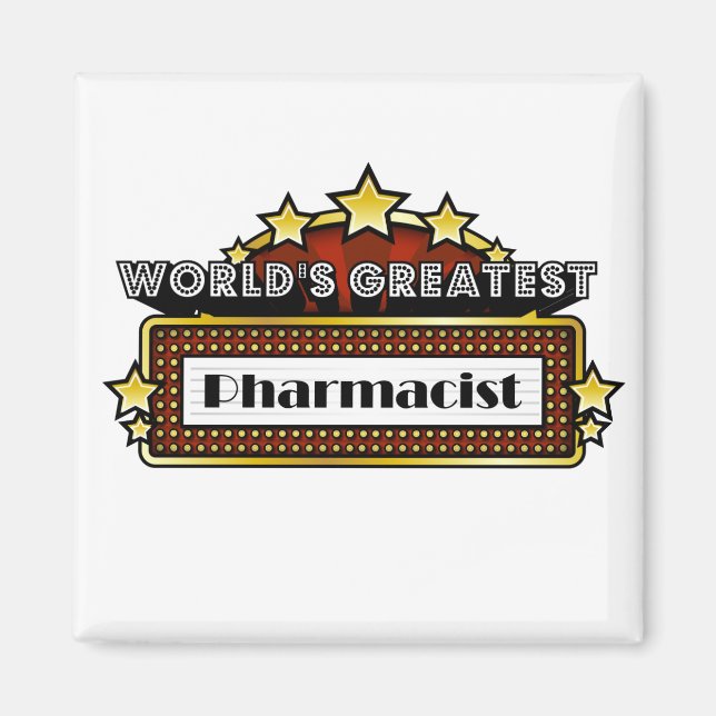 World's Greatest Pharmacist Magnet (Front)