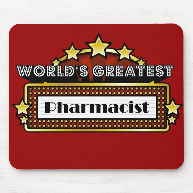 World's Greatest Pharmacist Mouse Pad (Front)