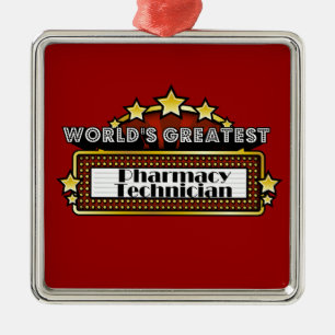 World's Greatest Pharmacy Technician Metal Ornament