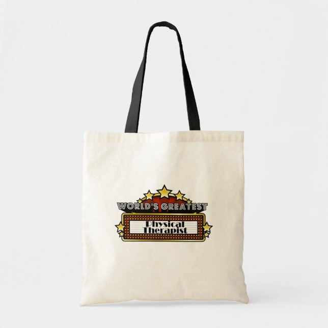 World's Greatest Physical Therapist Tote Bag (Front)