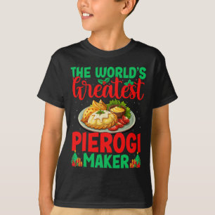 World's Greatest Pierogi Maker Polish Food Christm T-Shirt