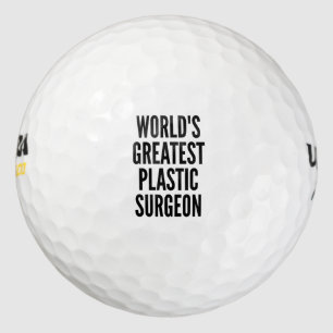 Worlds Greatest Plastic Surgeon Golf Balls