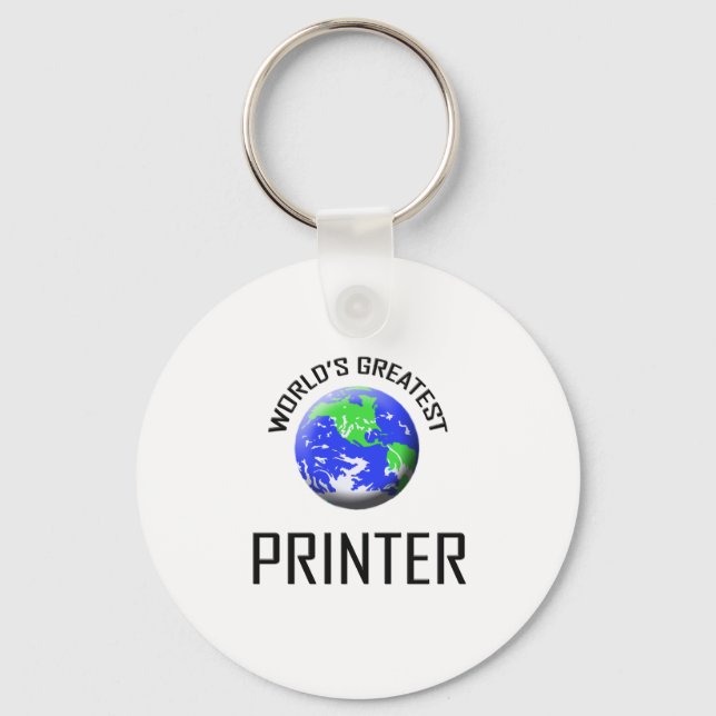 World's Greatest Printer Keychain (Front)