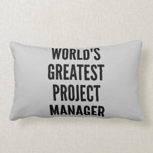 Worlds Greatest Project Manager Lumbar Pillow