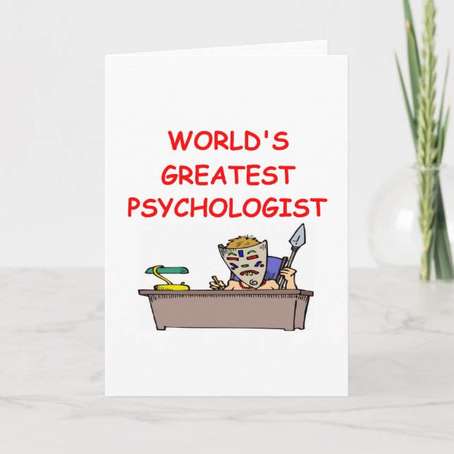 world's greatest psychiatrist card (Front)