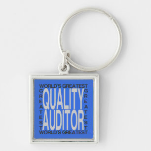 Worlds Greatest Quality Auditor Keychain