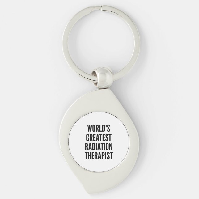 Worlds Greatest Radiation Therapist Keychain (Front)