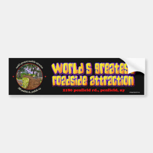 world's greatest roadside attraction bumper sticker