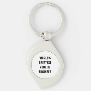 Worlds Greatest Robotic Engineer Keychain