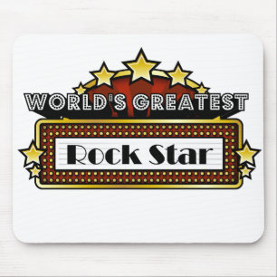 World's Greatest Rock Star Mouse Pad
