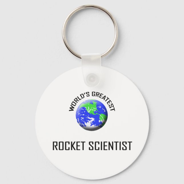 World's Greatest Rocket Scientist Keychain (Front)